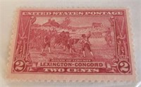 1925 2 Cent Lexington-Concord US Postage Stamp