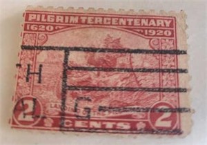 1920 2 Cent Pilgrim Tercentenary Stamp