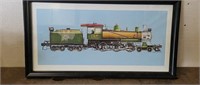 Framed Train Print