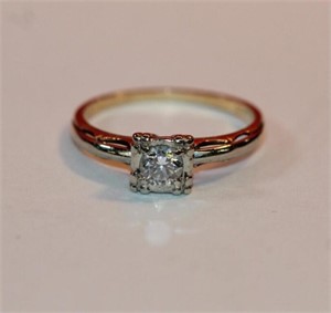 14kt yellow gold Diamond Ring with approx. .35ct
