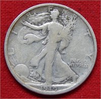 1919 Walking Liberty Silver Half Dollar