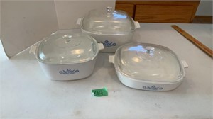 2 1/2 quart – 5 quart corning ware baking dishes