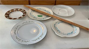 Serving platters and bowl