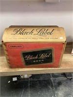 1960s Black label box with bottles