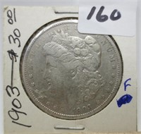 1903 Morgan silver dollar
