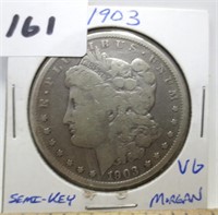 1903 Morgan silver dollar