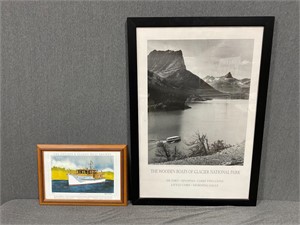 2 - Framed Boat Prints