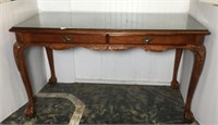 Ornate Ball & Claw Foot Writing Desk