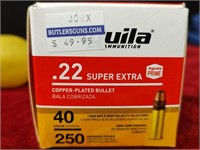 (250) .22 cal Cartridges