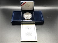PROOF LEWIS & CLARK SILVER DOLLAR W BOX PAPERS