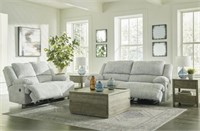 Ashley McClelland XL DBL Reclining Sofa & Love Set