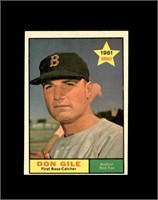 1961 Topps #236 Don Gile EX to EX-MT+