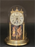 Junghans Quartz  Figural Anniversary Clock