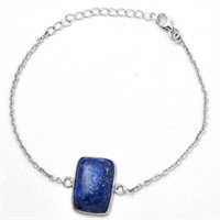 925 Silver Natural Lapis - Afghanistan Bracelet