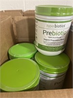 Lot of (5) Containers of Hyperbiotics Prebiotic