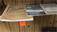 Vintage ag and electric books
