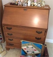 Drop Front Desk with Four Lower Drawers