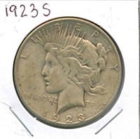 1923-S Peace Silver Dollar