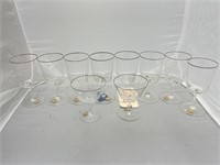 10 Pcs Stemware & 2 Light Globes