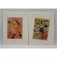 Lot Of 2 Joan Miro Lithographs Prints By MAKUART