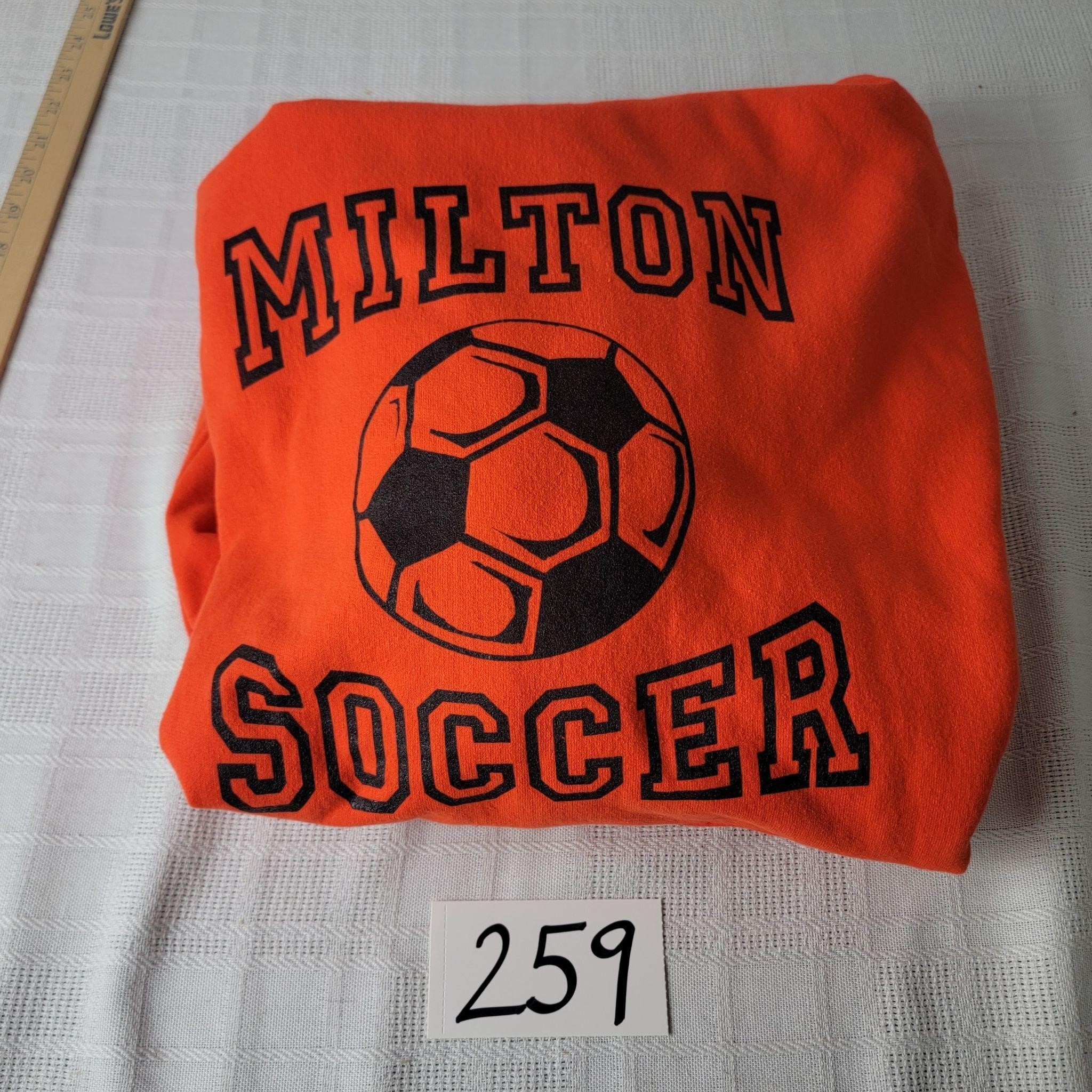XXL Milton Soccer Hooded Sweatshirt