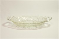 Vintage Indiana Glass Oval Relish Dish