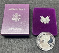 1987-S Proof Silver Eagle w/