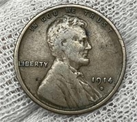 1914-D Lincoln Cent VF