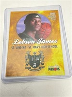 Lebron James 2002 Rookie Phenoms Rookie Gold