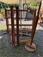 Clothes Bar, Wooden Rack and Misc.