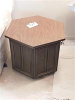 Hexagonal Styline Formica laminated end table,
