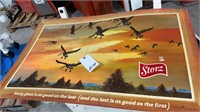Store Card Board Beer Sign, 39 " x 25 "