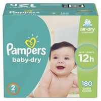 Pampers Wetness Indicator Diapers - Size 2, 180 CT