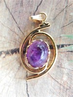 AMETHYST PENDANT ROCK STONE LAPIDARY SPECIMEN