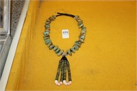 TURQUPOISE AND SHELL NECKLACE