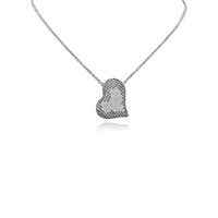 18K WHITE GOLD 1.30CT DIAMOND PENDANT