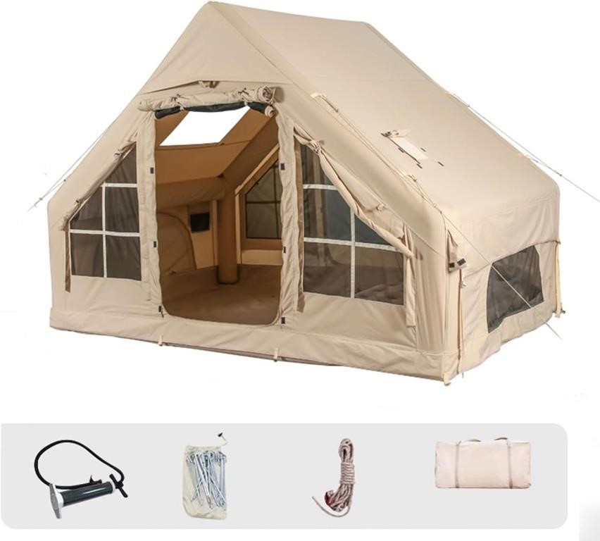 Inflatable Camping Tents with Pump, Air Glamping