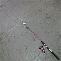 Pink Okuma Fishing Rod & Reel