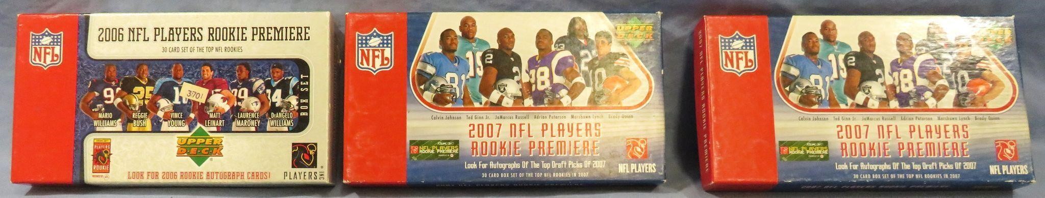 06' and 07' NFL ROOKIE PREMIER CARDS*90 TOTAL