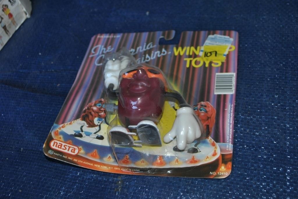 1987 California Raisings wind up toy
