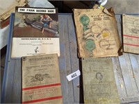 Vintage Telephone Books, Farm Record Book