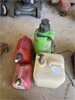 2-Gas Cans, Sprayer etc.