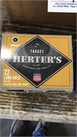 3 boxes of Herters 22 long rifle shells