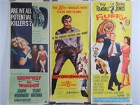 1950s-60s Film Insert Poster Lot of (3)
