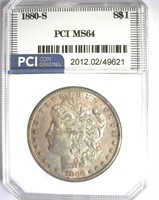 1880-S Morgan PCI MS-64