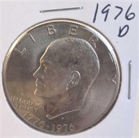 1976 D Eisenhower One Dollar