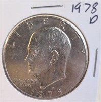 1978 D Eisenhower One Dollar