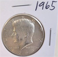 1965 Kennedy Silver Half Dollar