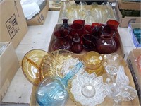 colored glassware