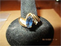Marked Roman Goldtone Ring-3.9g